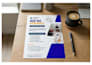 design a professional flyer or postcard